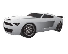 free vector Car Vector Mustang 2013 Concept