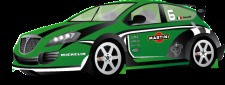 free vector Lancia Delta Rally - Racing