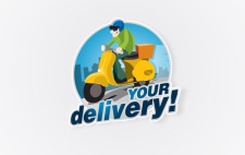 free vector Delivery Logo