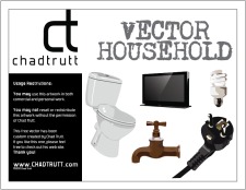 free vector Household items