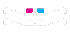 free vector 3D Glasses