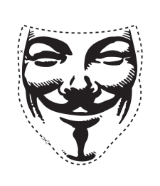 free vector V for Vendetta Mask