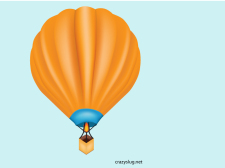 free vector Hot Air Balloon