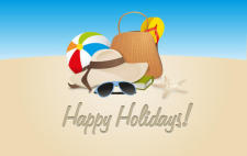 free vector Happy Holidays