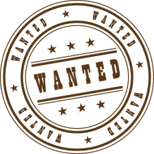 free vector Wanted Stamp