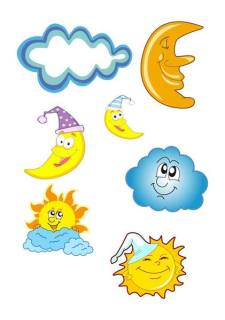 free vector Sun Vector and Moon Vector Pack