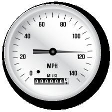 free vector Classic Speedometer