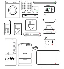 free vector Vector Appliance Icons