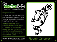 free vector Vector Flourish Free Ornament