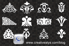 free vector Decorative Ornaments for logo, web and graphic design