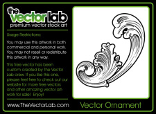 free vector Flourish Engraving
