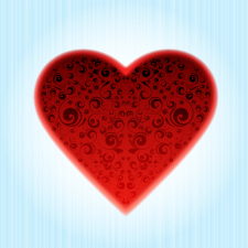 free vector Abstract Ornamented Heart Vector