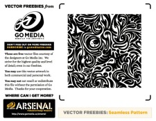 free vector Seamless Swirls Vector Freebies