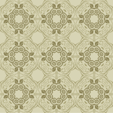 free vector Green Floral Wallpaper