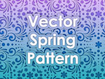 free vector Vector Spring Pattern