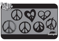 free vector Free Peace Sign Vector Art and Grungy Peace Vector Set