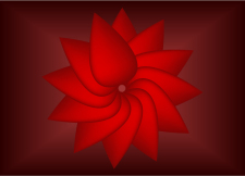 free vector Red Flower Vector