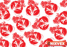 free vector NixVex Lobster Free Vector