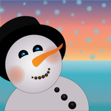 free vector Snowman