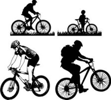 free vector Mountain Cycling Vector Pack