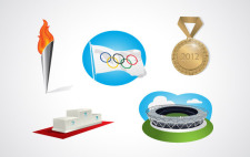free vector Olympic elements vector