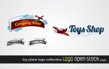 free vector Toy Plane Logo Collection