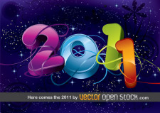 free vector Here Comes the 2011
