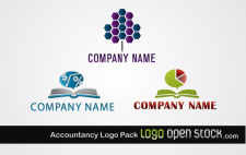 free vector Accountancy Logo Pack