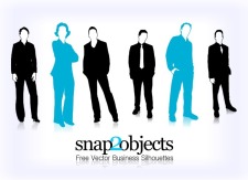 free vector Business Vector People Silhouettes