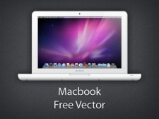 free vector MacBook White