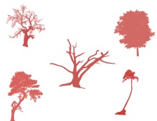 free vector Tree Vector Set