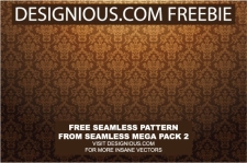 free vector Free damask vector pattern