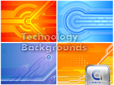 free vector Technology Backgrounds