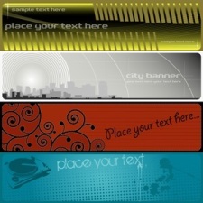 free vector Grunge Vector Banners
