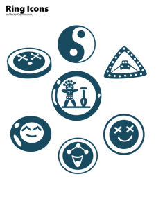 free vector Free Vector Ring Icons