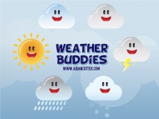 free vector Cute Weather Vector Icons