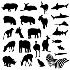 free vector Free Vector Pack - Safari and Zoo Animals
