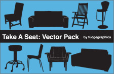 free vector Take A Seat Vector Pack