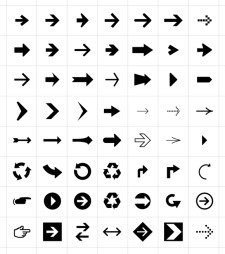 free vector 56 Free Arrow Symbols & Icons