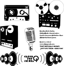 free vector Recording Pack