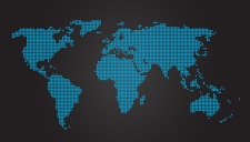 free vector World Map Dotted