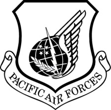 free vector Pacific Air Forces Vector Crest