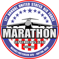 free vector Crest Of 11th Annual Marathon