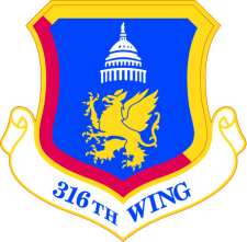 free vector Coat Of Arms 316th Wing Shield