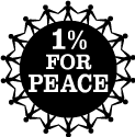 free vector 1 percent for peace logo
