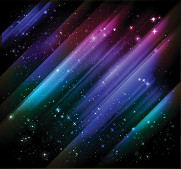 free vector 1 star universe background vector