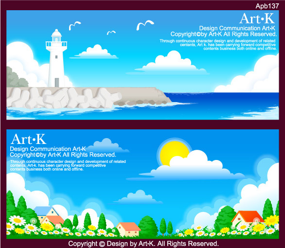 free vector 10 handdrawn style vector landscape