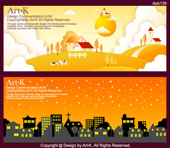 free vector 10 handdrawn style vector landscape