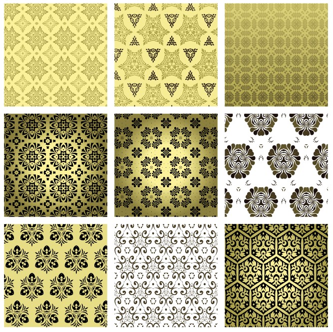 free vector 15 retro pattern wallpaper 02 vector