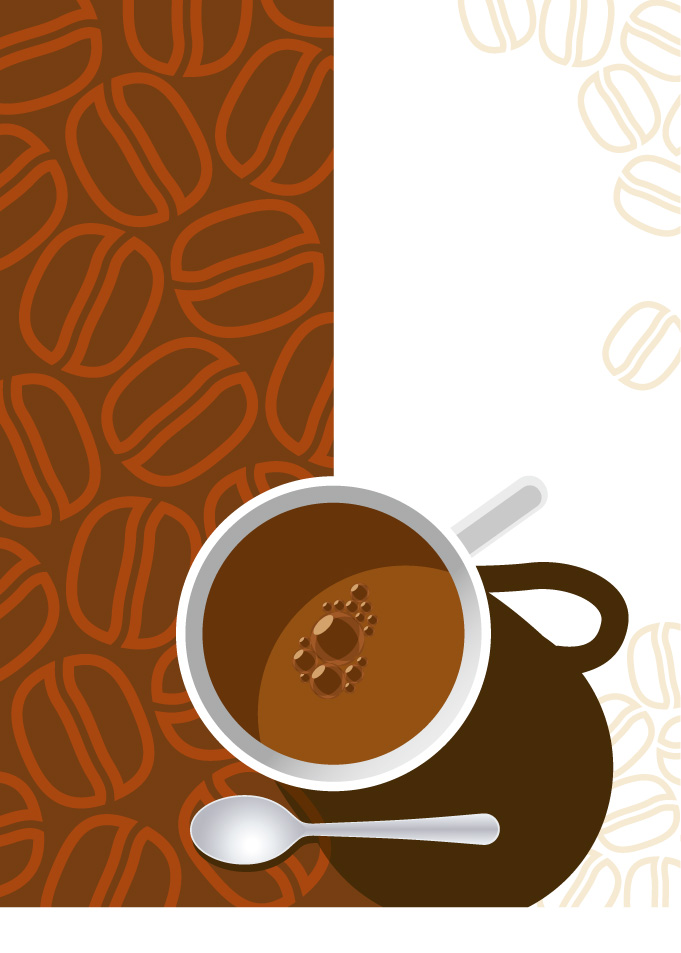 free vector 2 coffee cup clip art